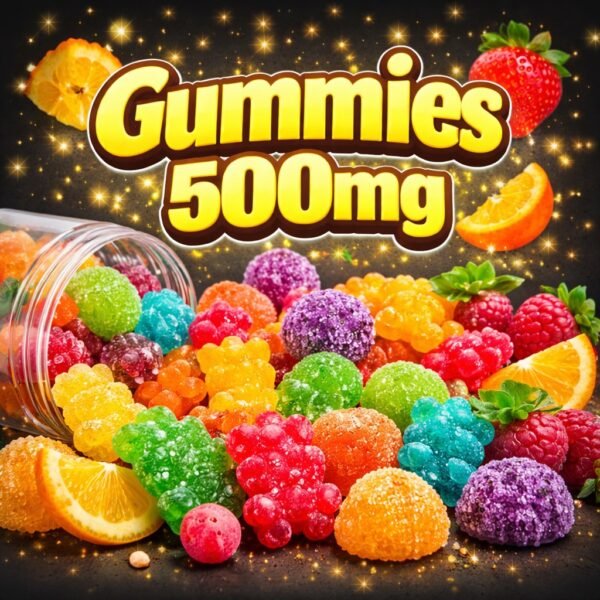 Cannabis Gummies 500MG THC Edibles - LaughBuds Delivery Ontario