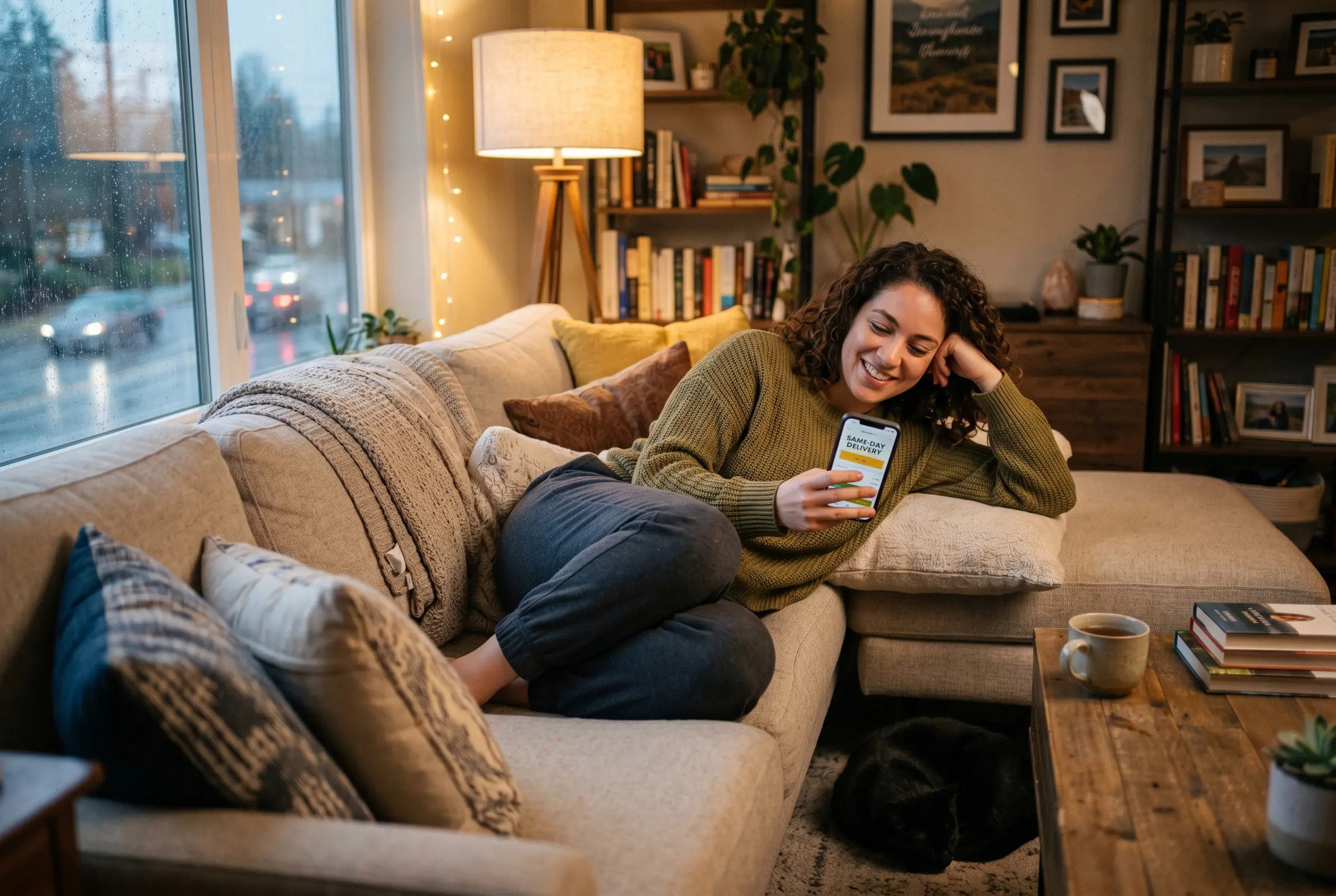 Ordering cannabis delivery from home in Bolton Ontario — easy same-day service from Laugh Buds