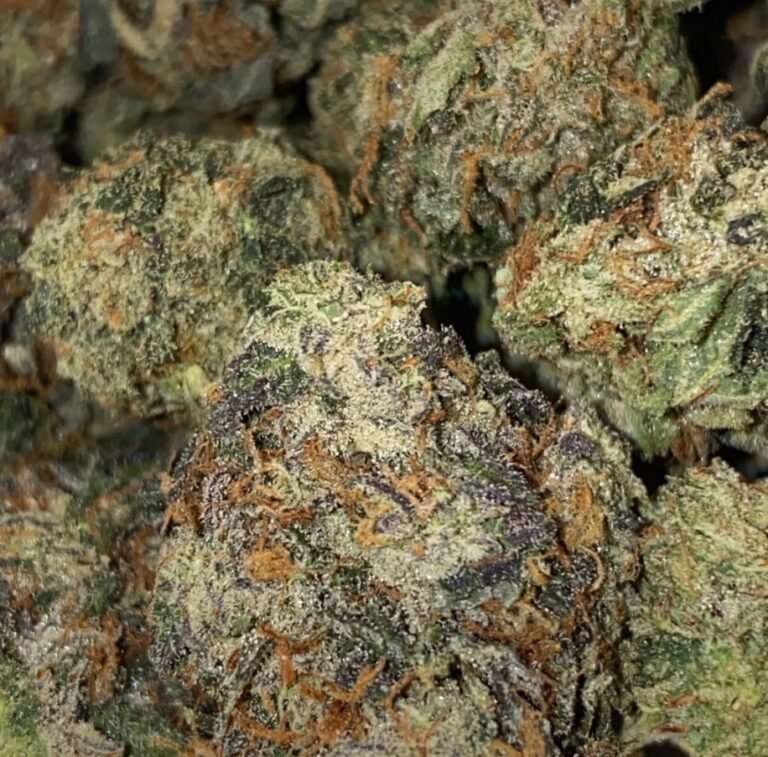Pink Death Popcorn cannabis flower - LaughBuds Orangeville delivery